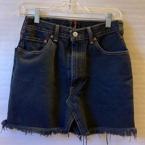 Levi’s Mini Blue Jean Skirt Size Small